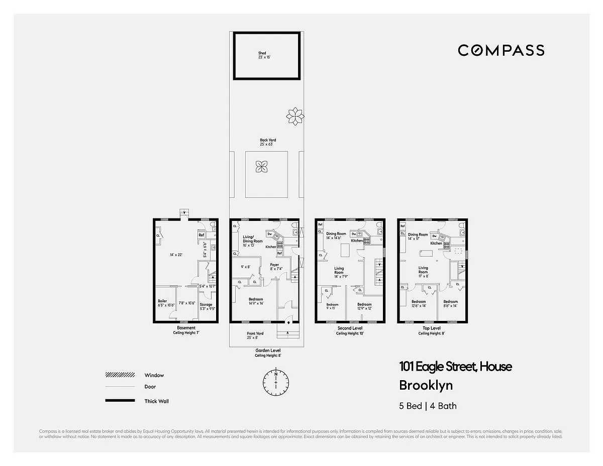 Floorplan for 101 Eagle Street, 3FAMILY