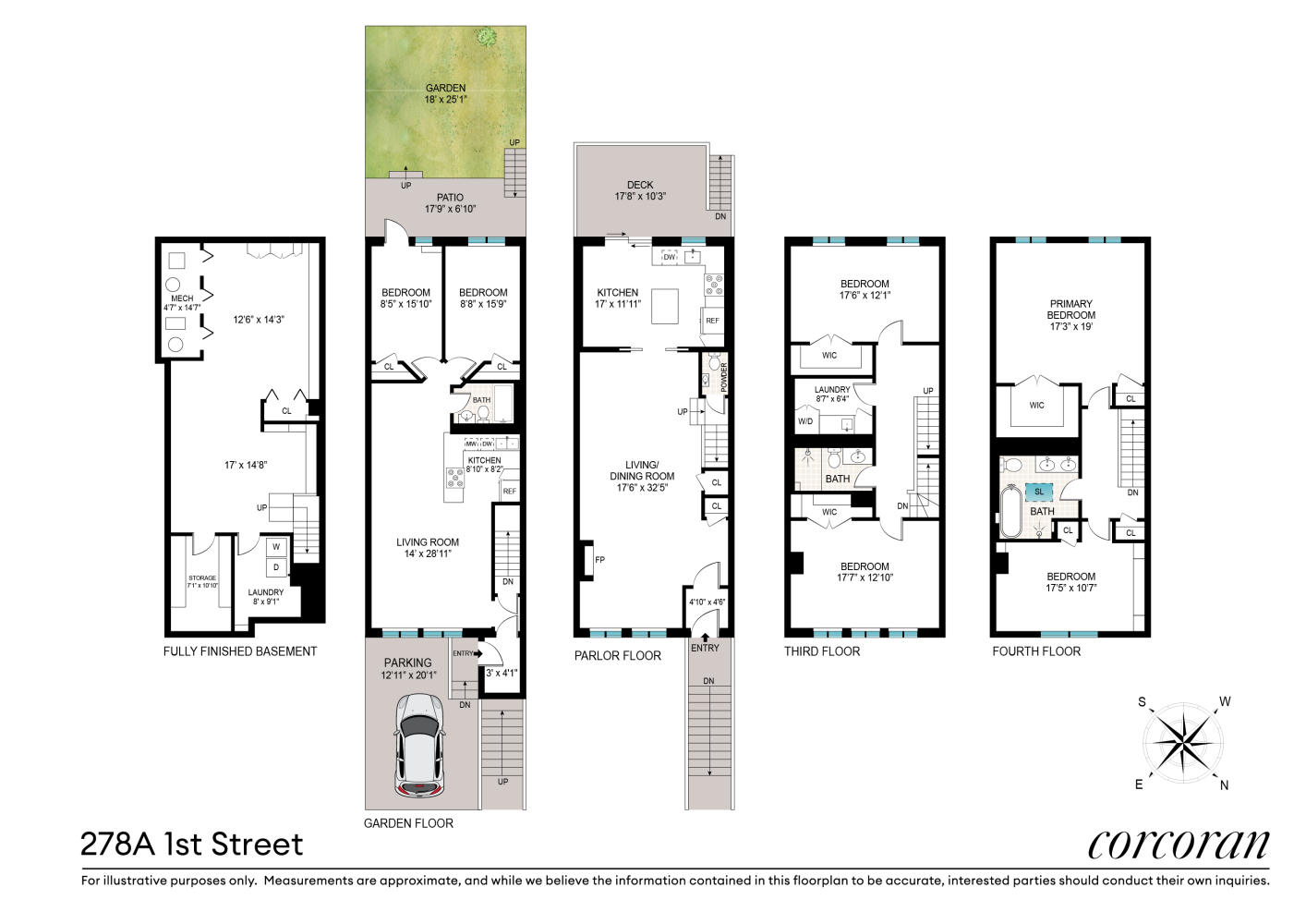 Floorplan for 278 1st Street