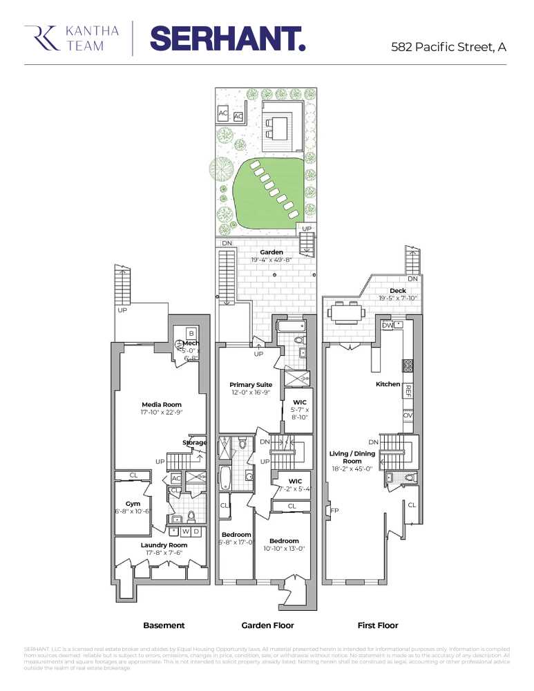 Floorplan for 582 Pacific Street, 1