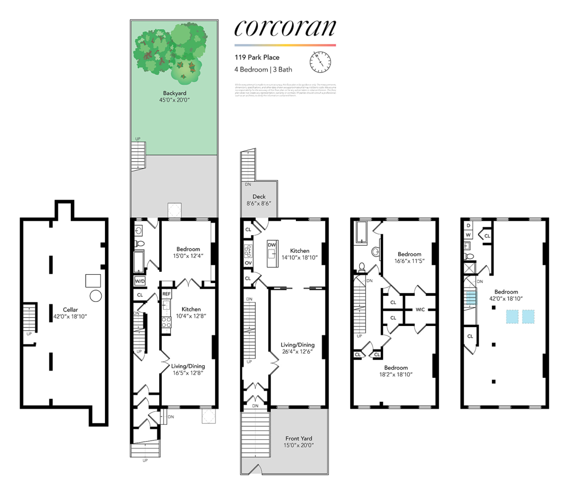 Floorplan for 119 Park Place