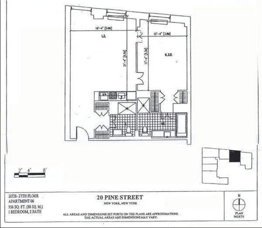 Floorplan for 20 Pine Street, 2706