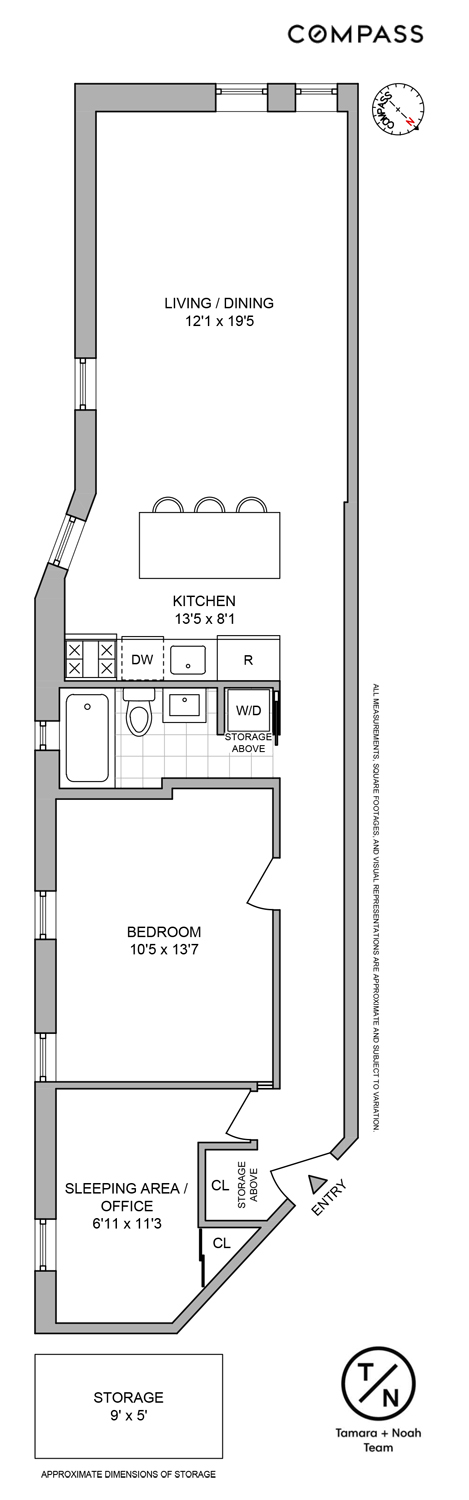 Floorplan for 176 Sterling Place, PH6L