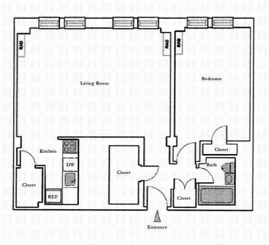 Floorplan for 66 Madison Avenue, 4-A