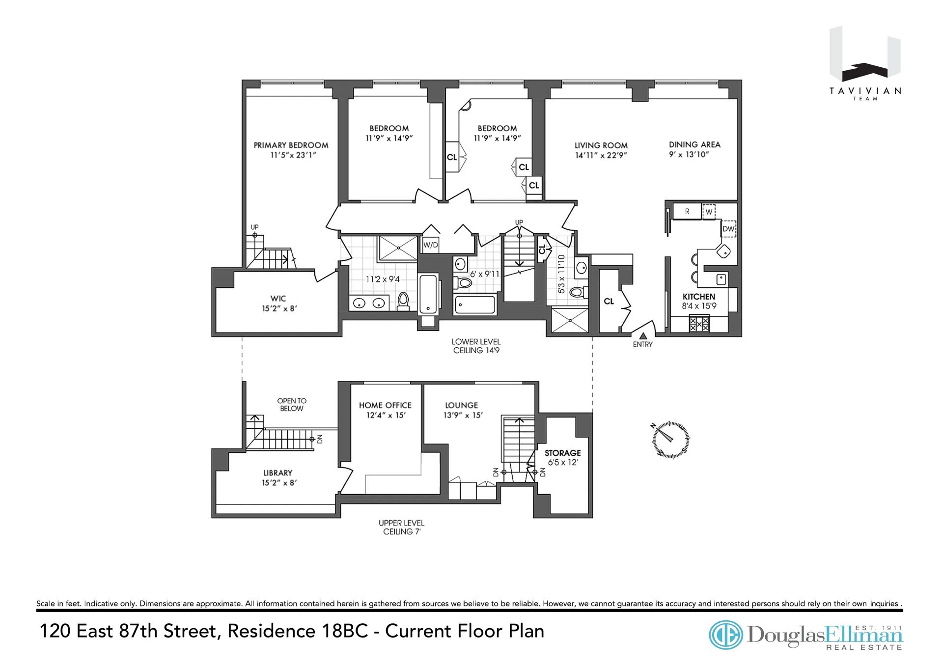 Floorplan for 120 East 87th Street, R18BC