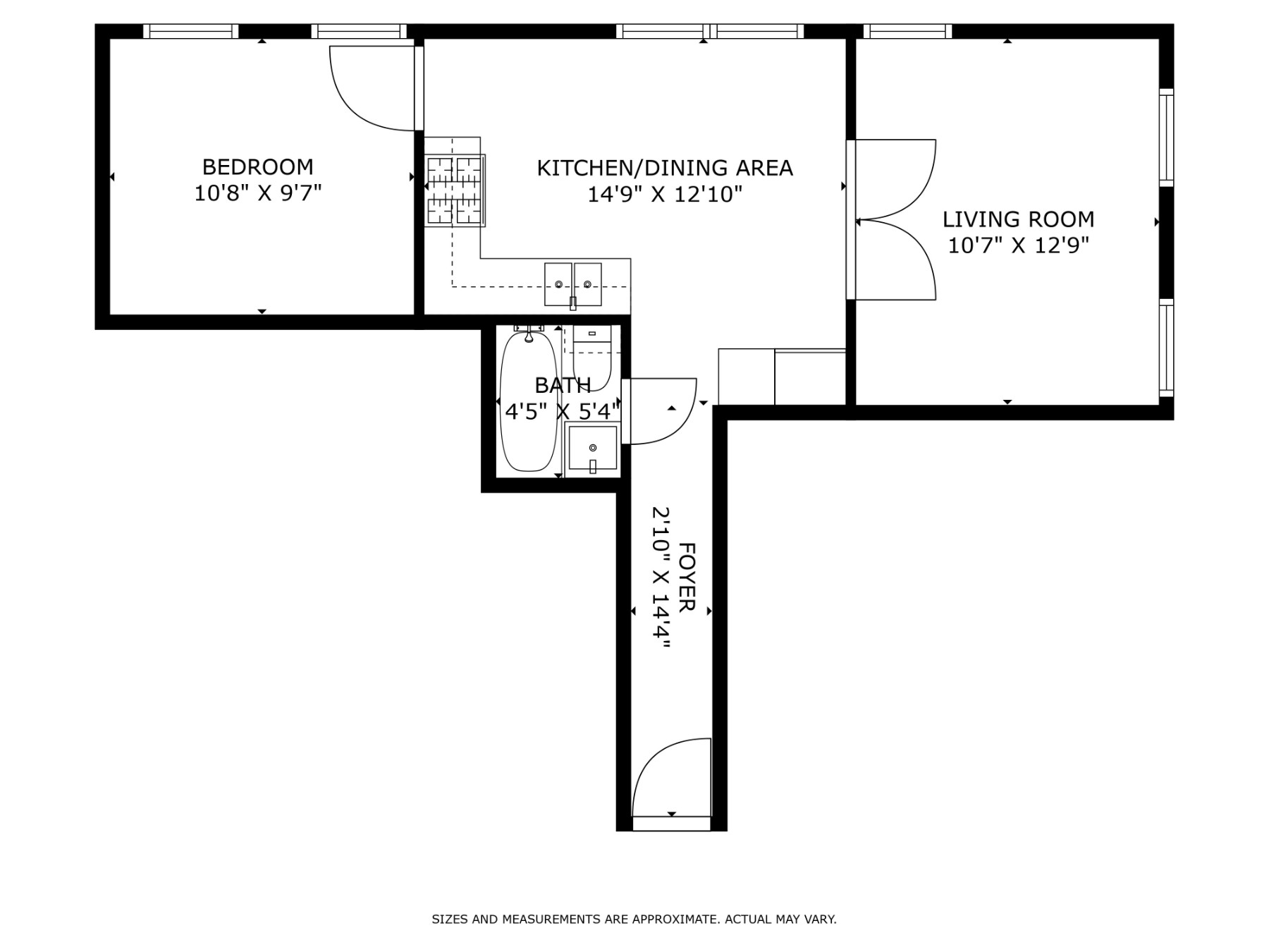 Floorplan for 259 West 4th Street, 12