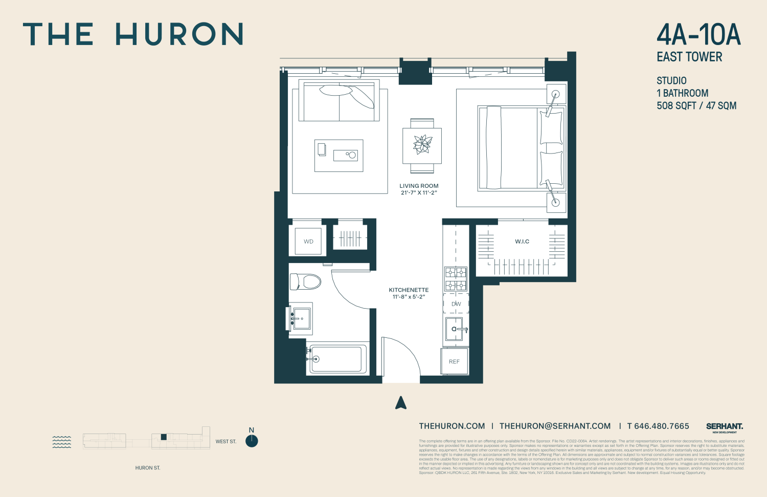 Floorplan for 29 Huron Street, 6AE