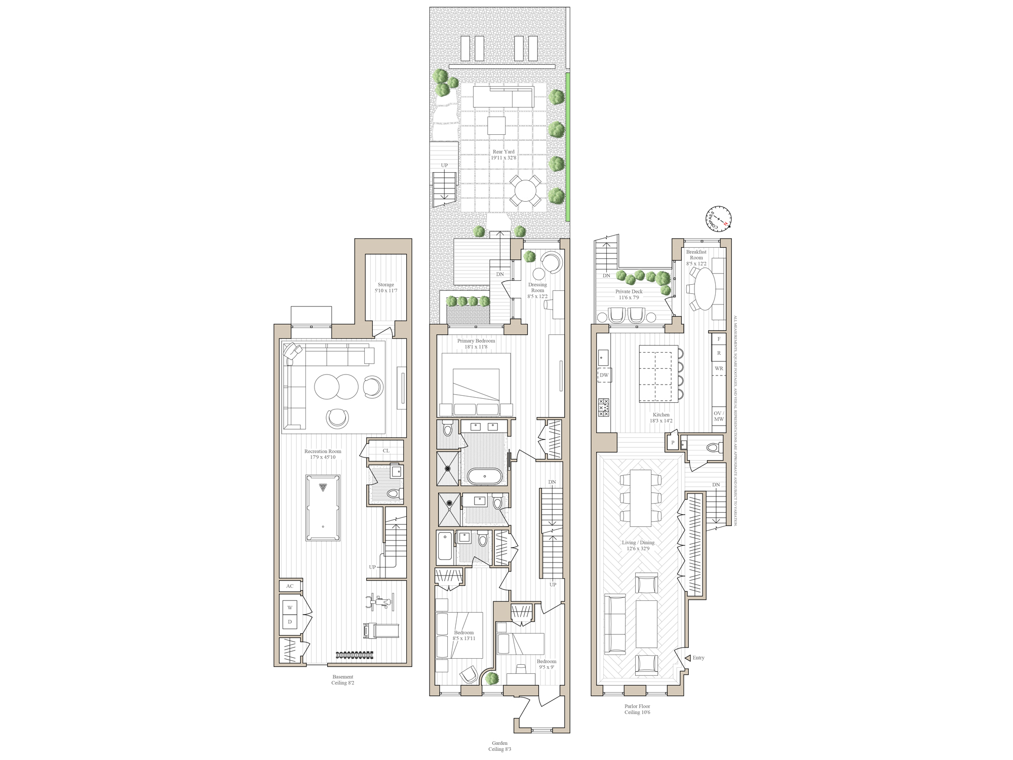 Floorplan for 344 West 84th Street, PARLOR