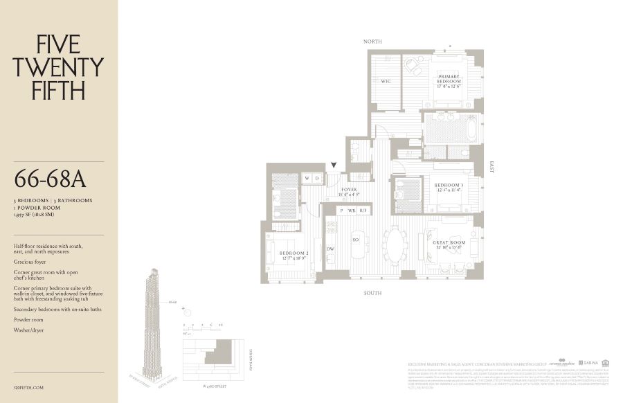 Floorplan for 520 5th Avenue, 67A