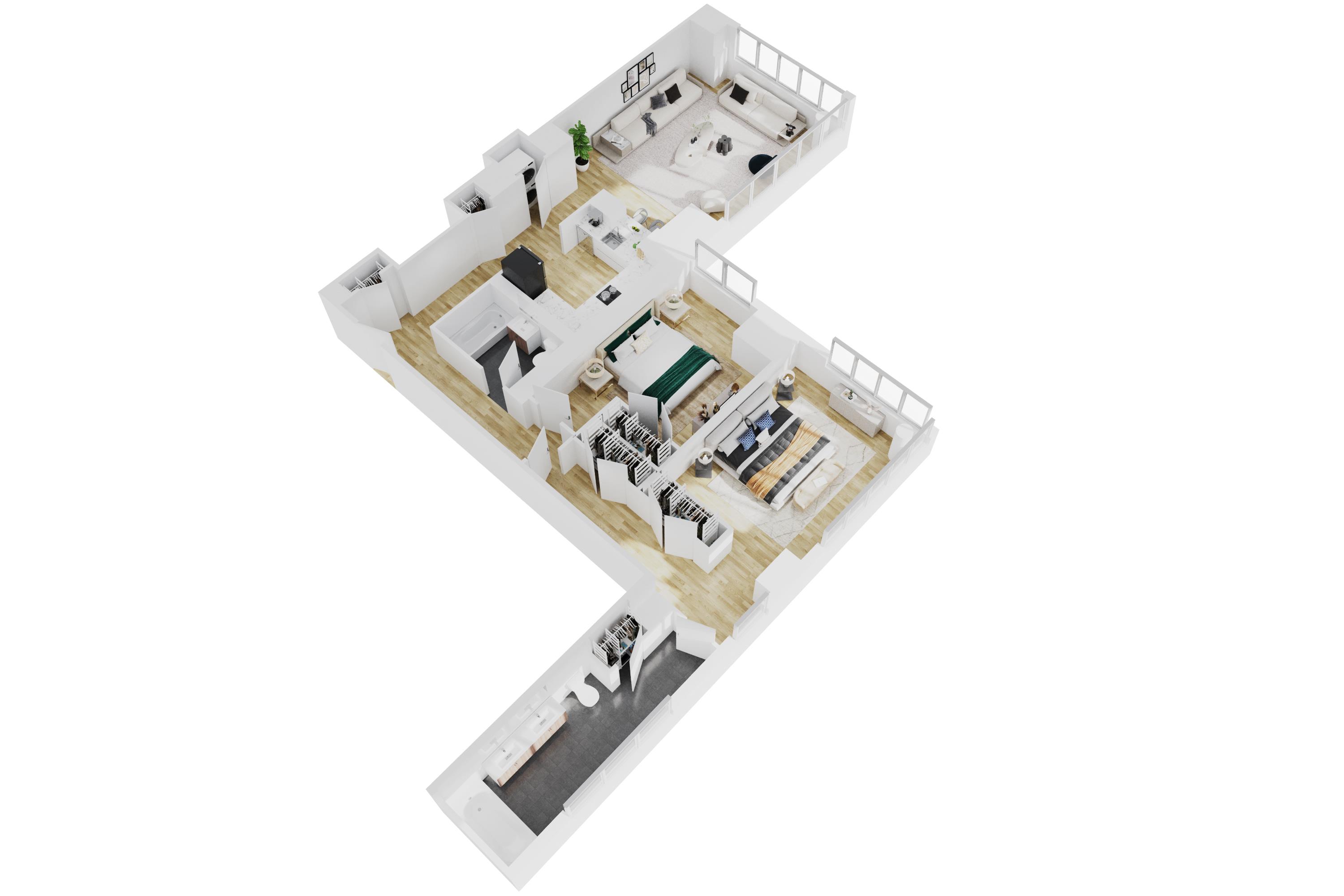 Floorplan for 305 East 51st Street, 10-F