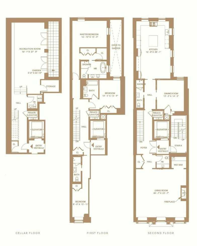 Floorplan for 39 East 72nd Street, 1/2