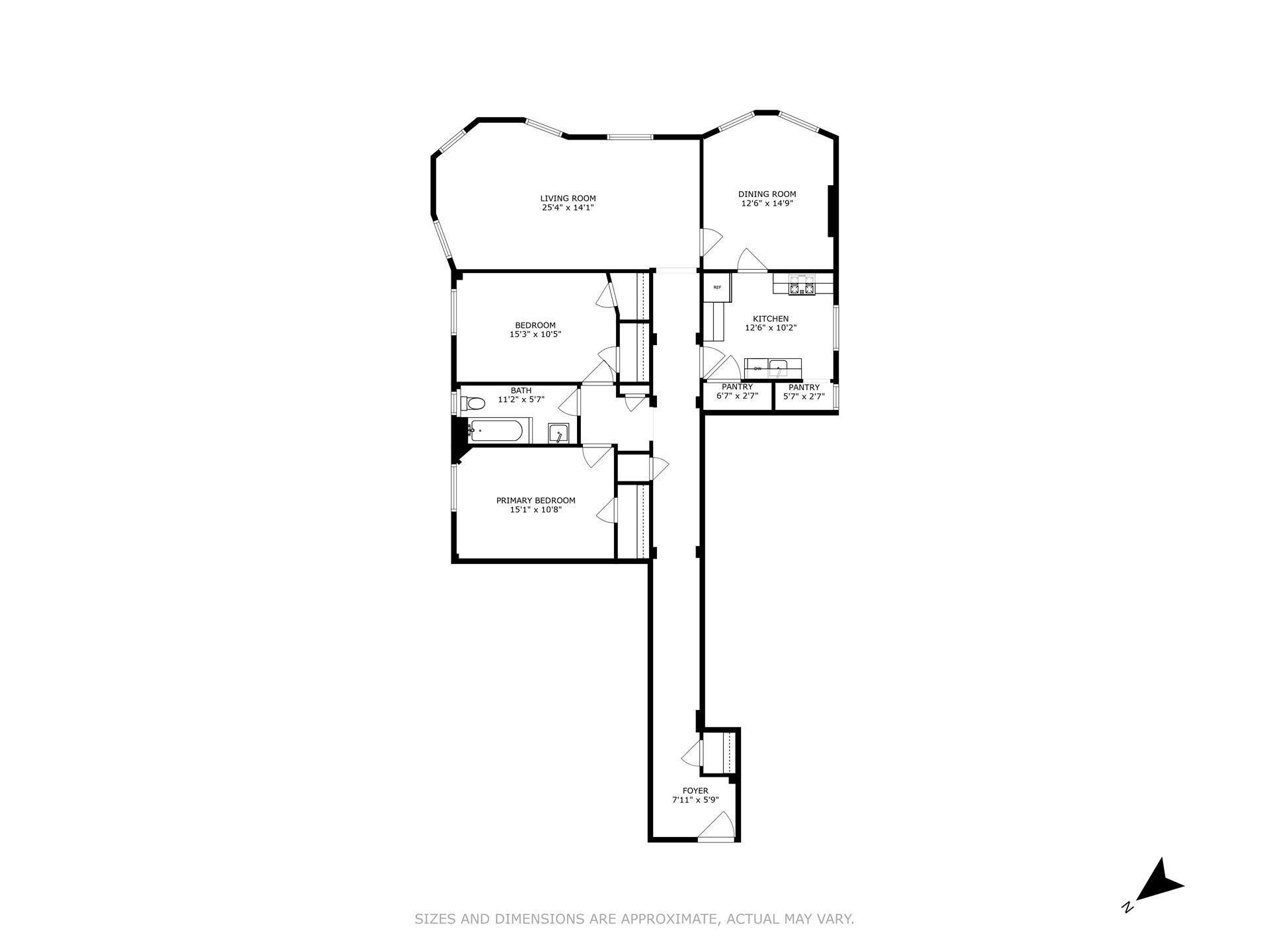 Floorplan for 418 Central Park, 71