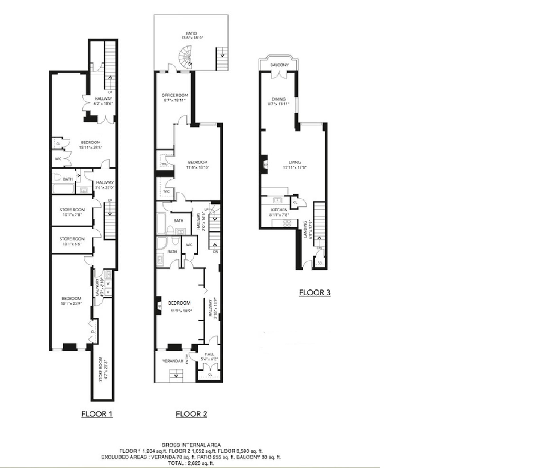 Floorplan for 129 West 70th Street, 1B