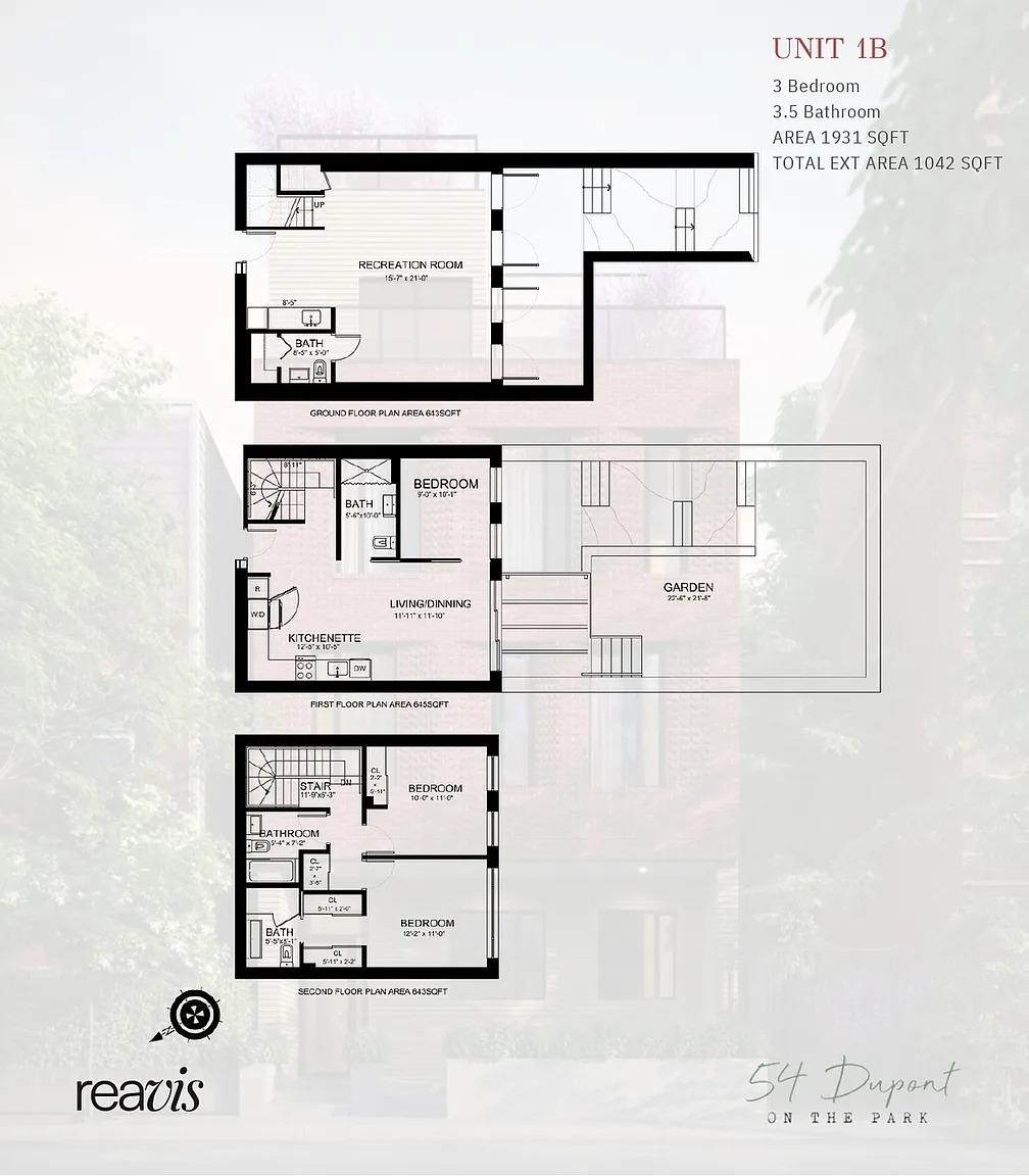 Floorplan for 54 Dupont Street, 1