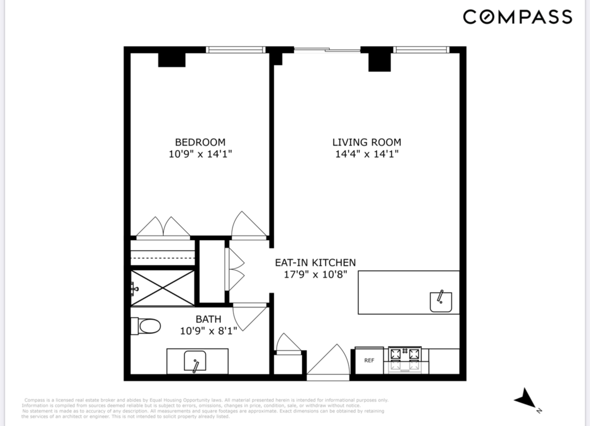 Floorplan for 311 Greenwich Street, 5E