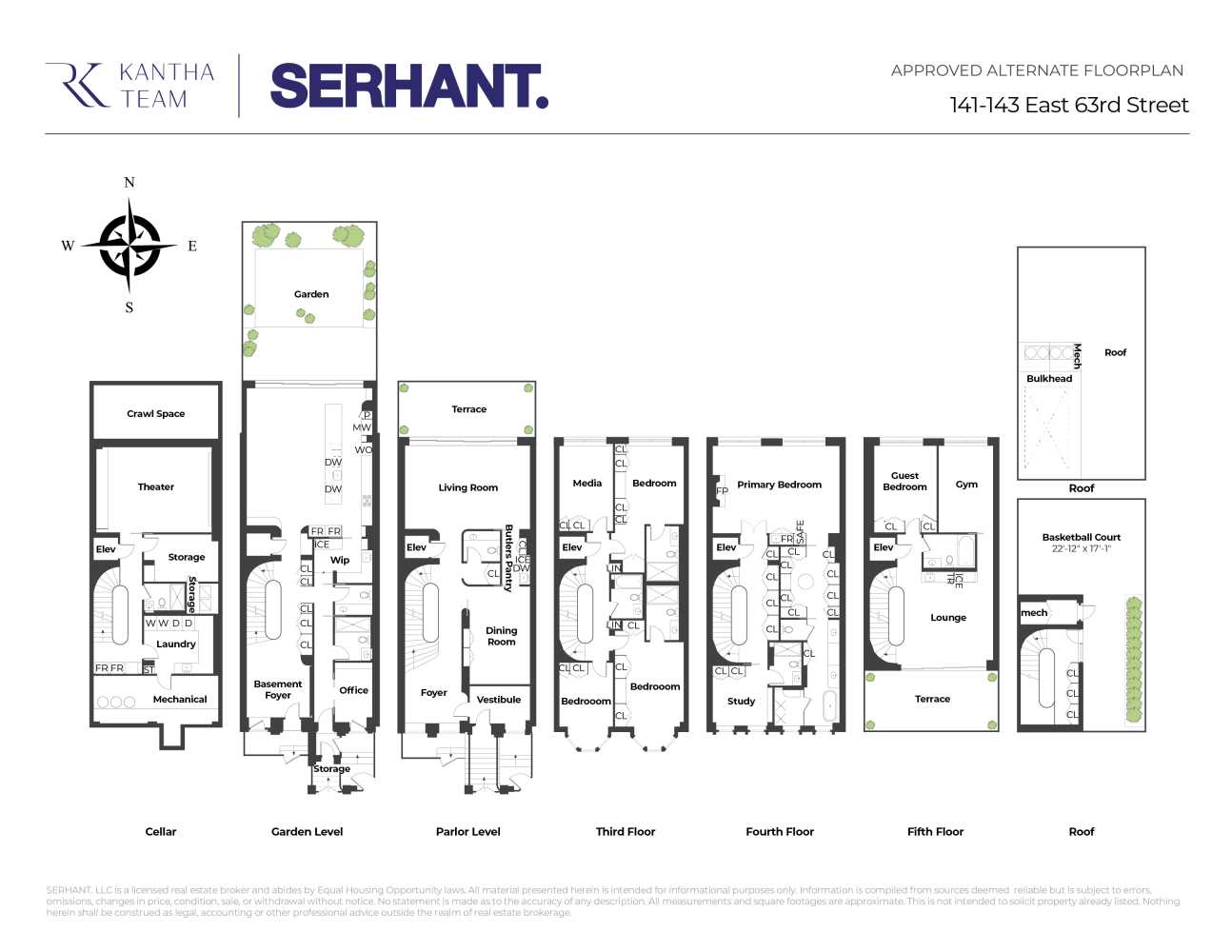 Floorplan for 141 East 63rd Street