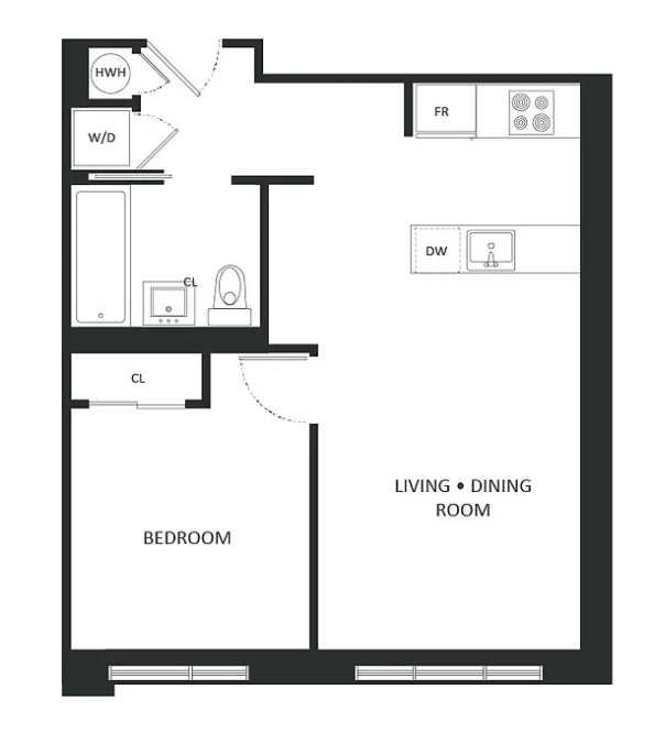 Floorplan for 1325 Herkimer Street, 404