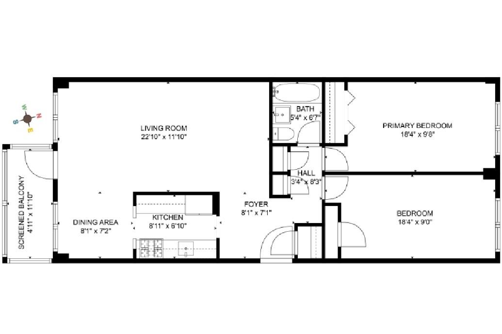 Floorplan for 303 West 66th Street, 9-BE