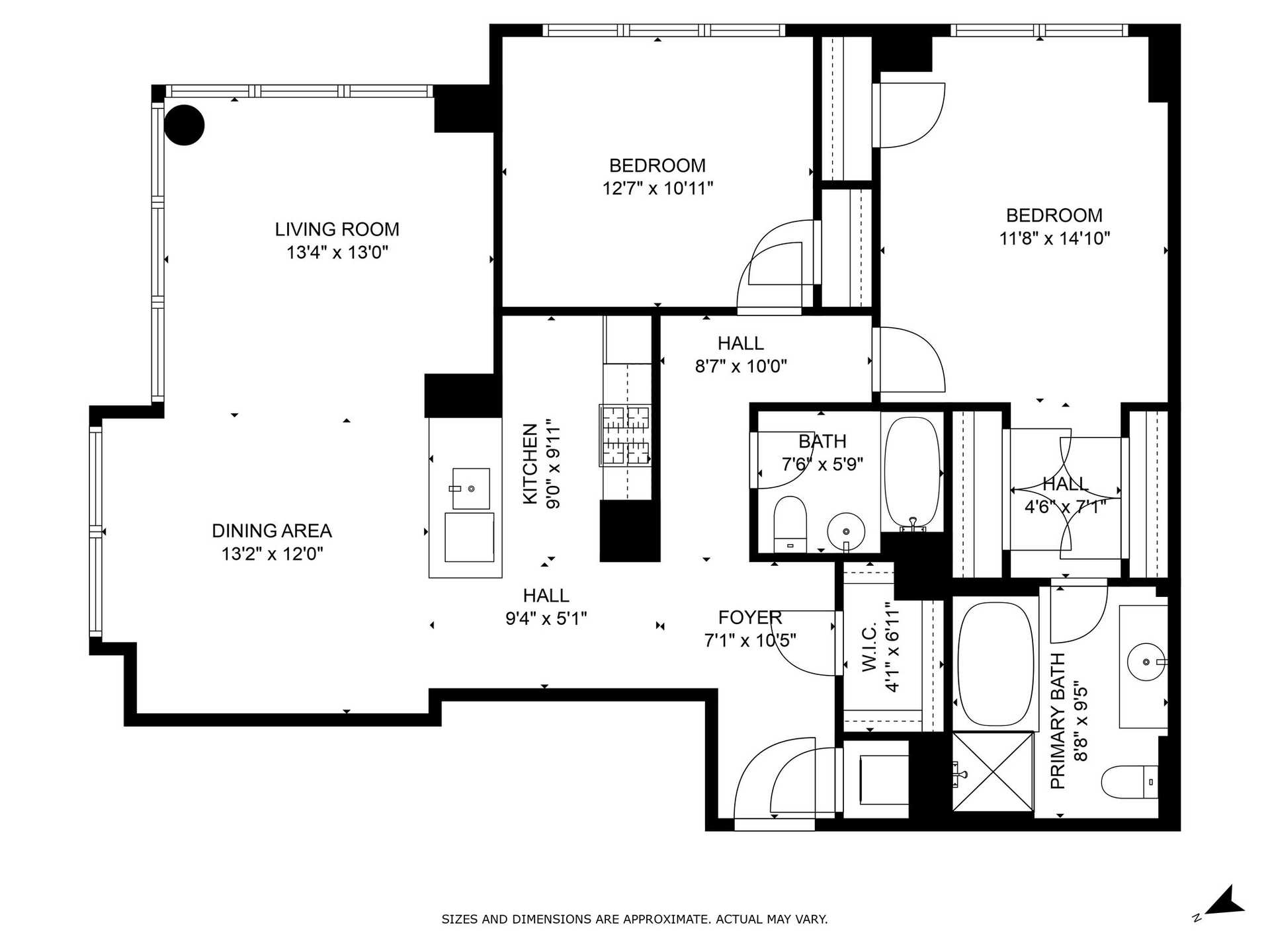 Floorplan for 107-24 71st Road, 11-C