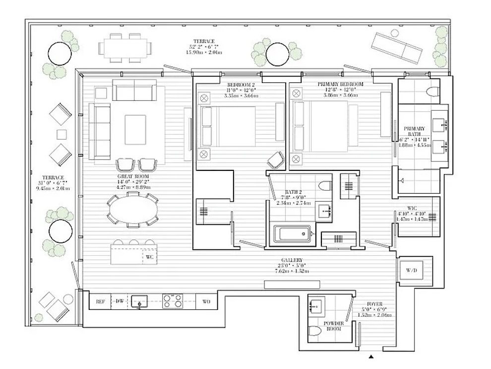 Floorplan for 200 East 59th Street, 11A