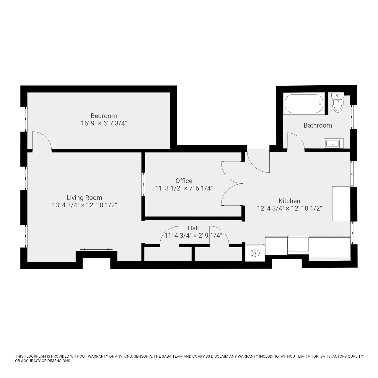 Floorplan for 195 Court Street, 3