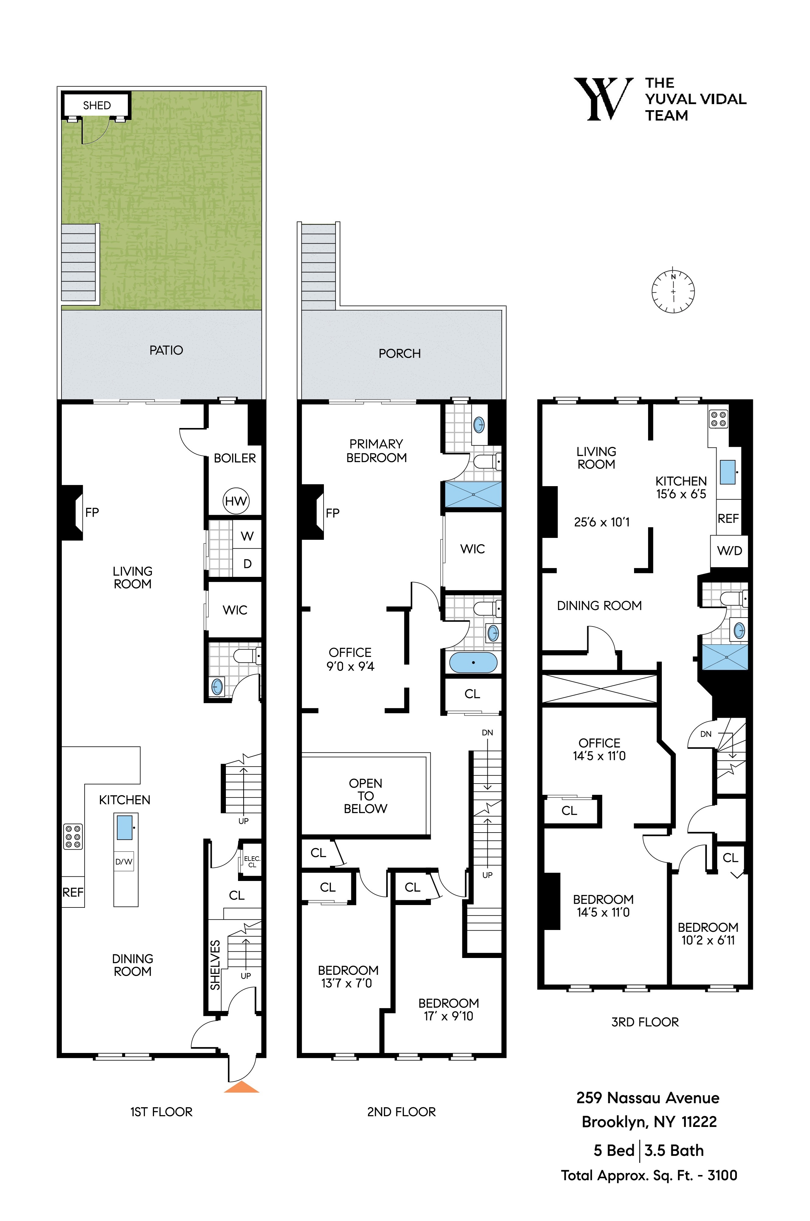 Floorplan for 259 Nassau Avenue