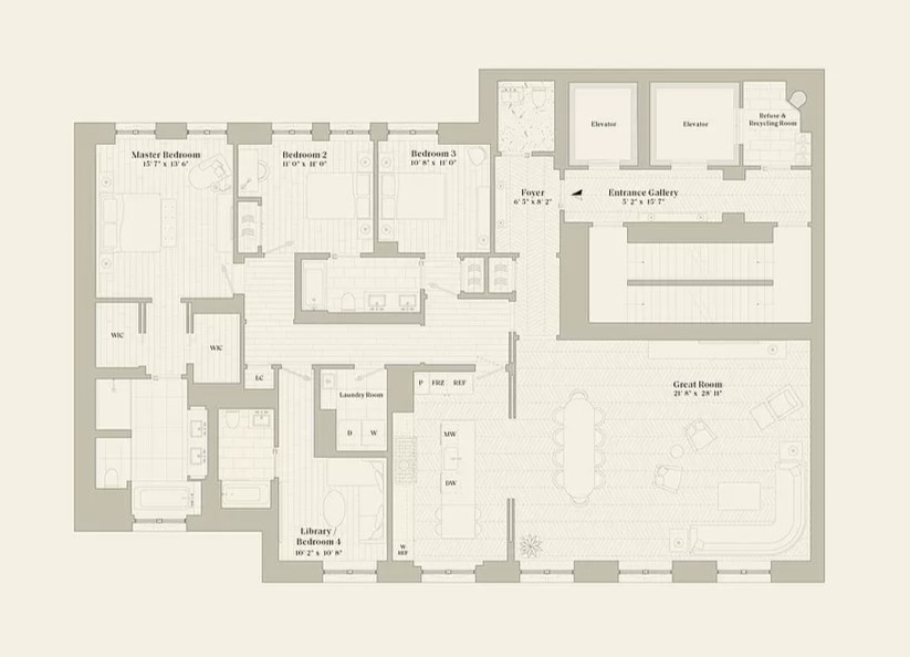 Floorplan for 1228 Madison Avenue, 3