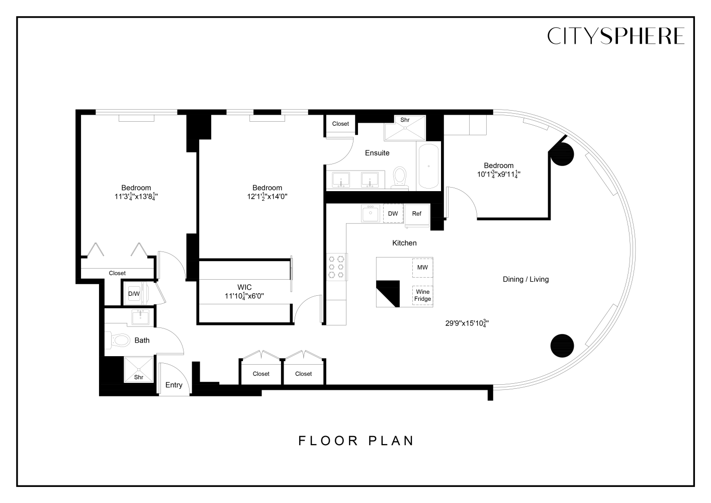 Floorplan for 330 East 38th Street, 26D