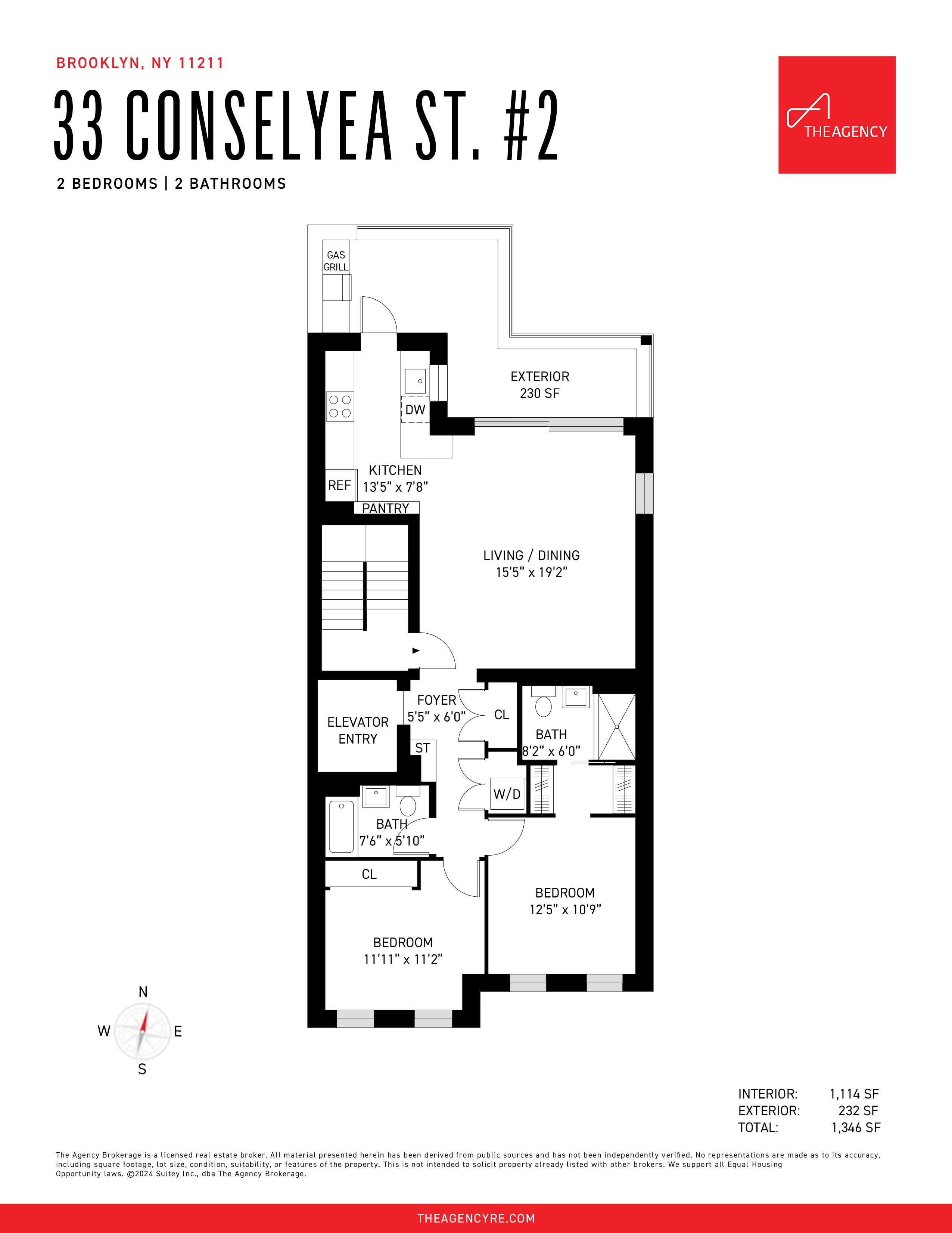 Floorplan for 33 Conselyea Street, 2