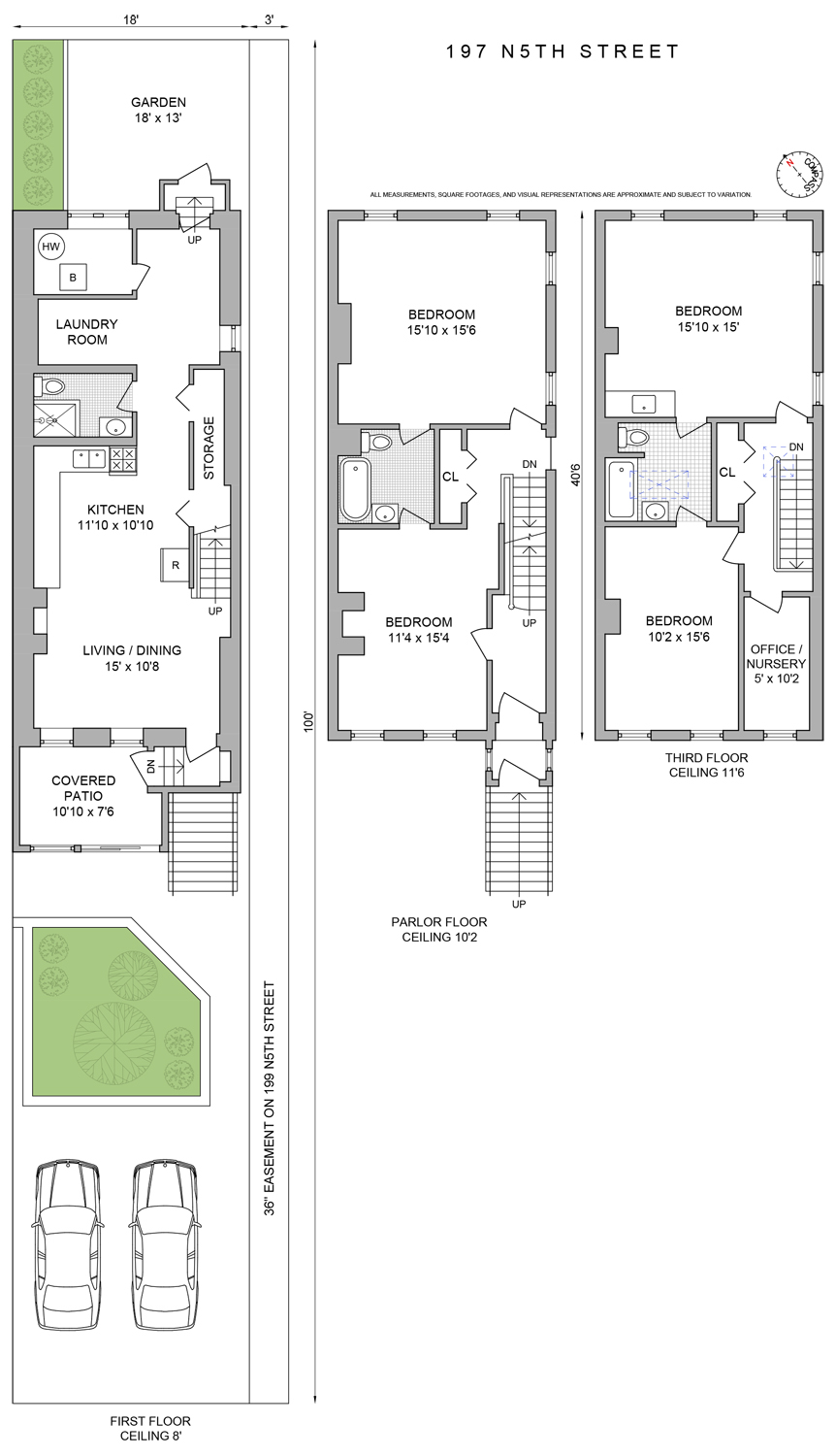 Floorplan for 197 North 5th Street