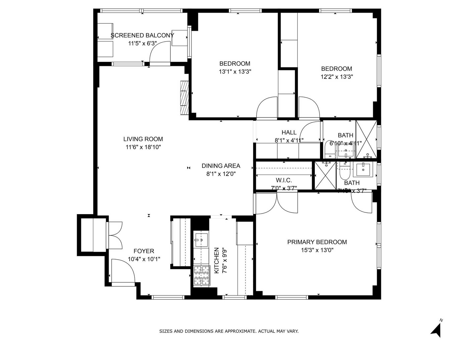 Floorplan for 61-35 98th Street, 15-E