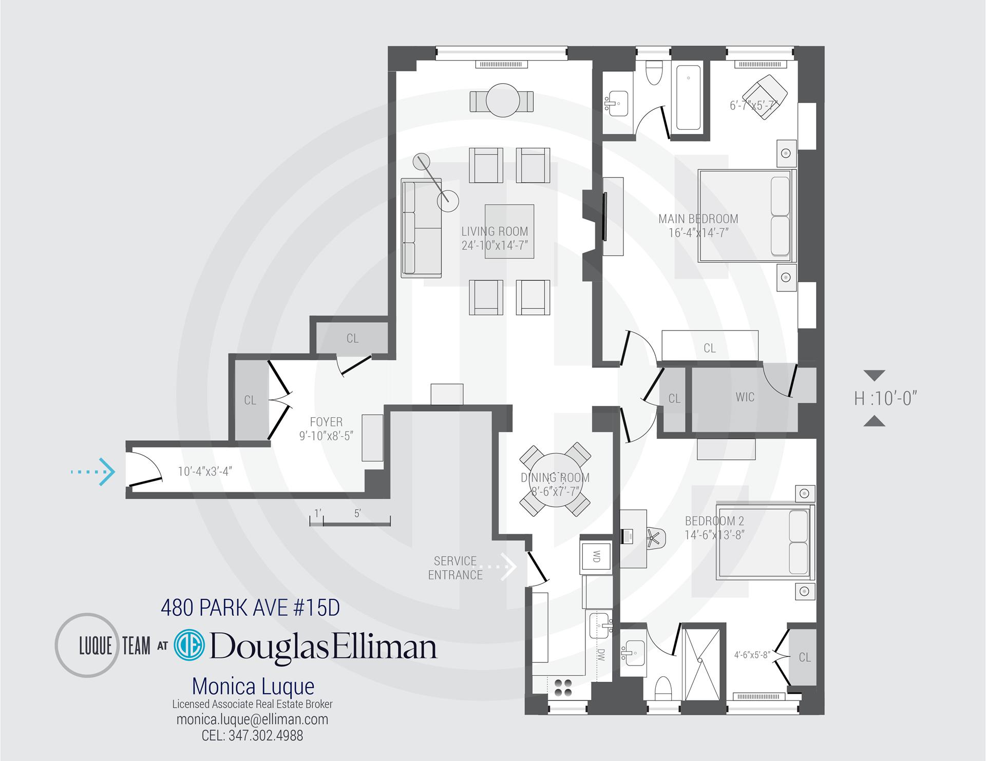 Floorplan for 480 Park Avenue, 15D