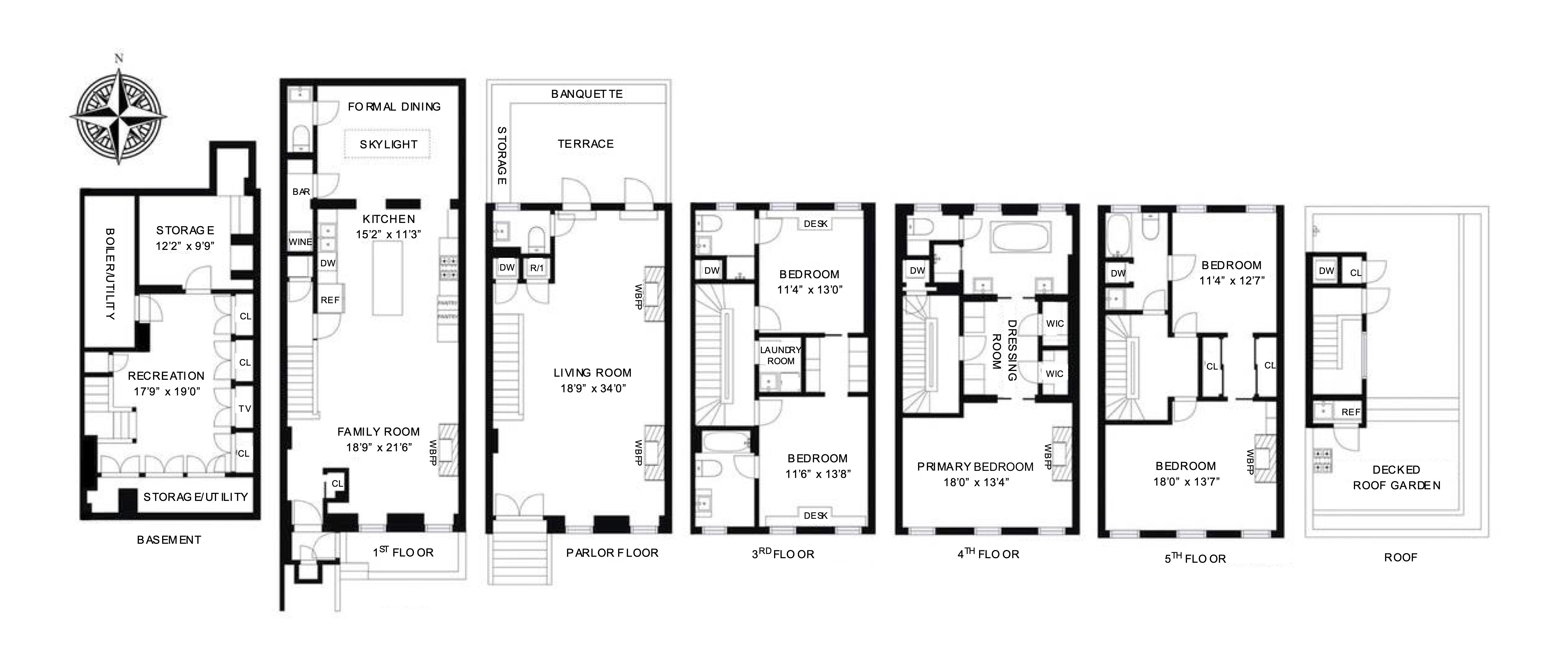 Floorplan for 85 Charles Street