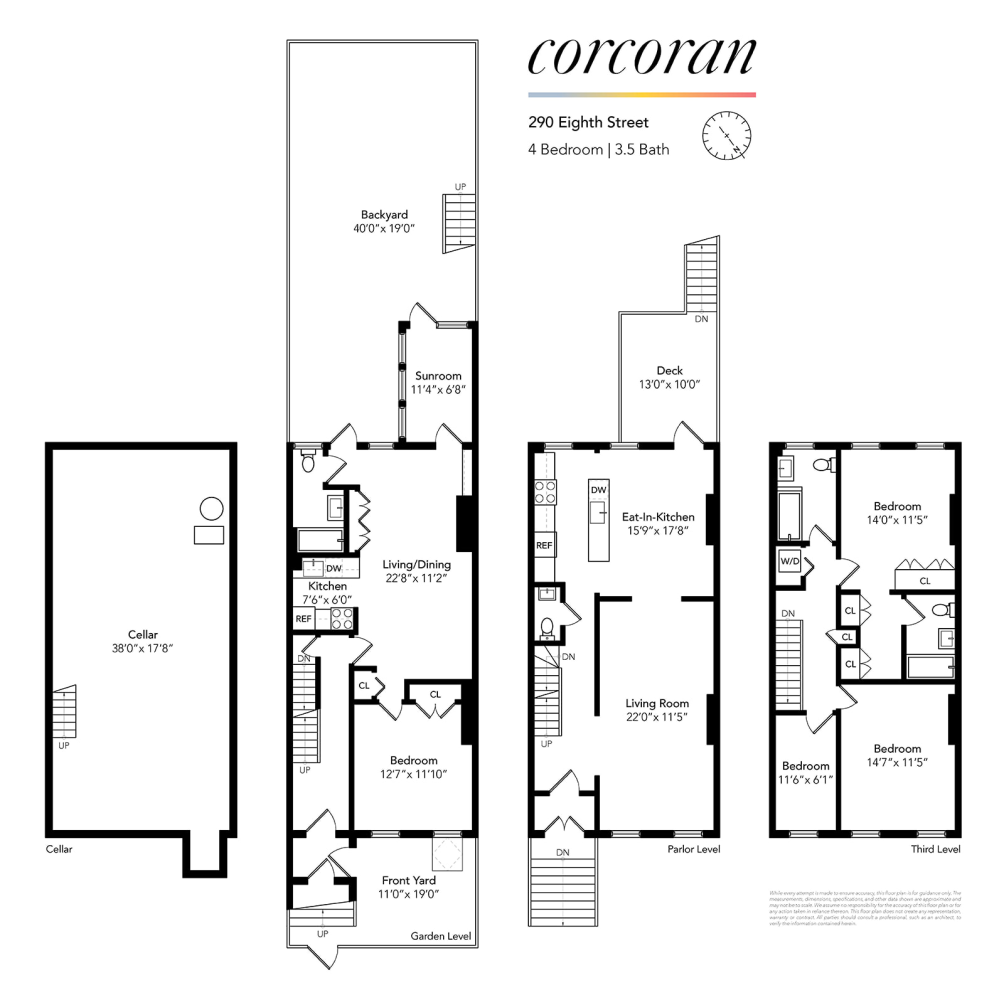 Floorplan for 290 8th Street