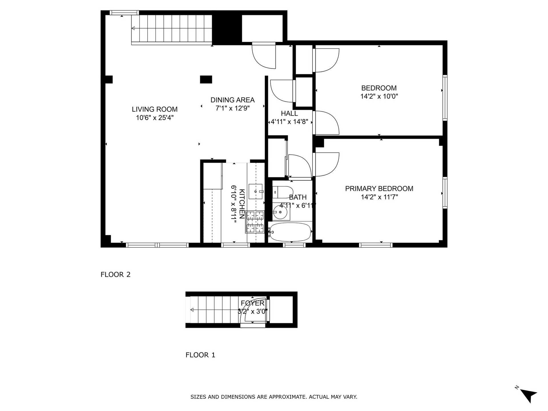 Floorplan for 64-34 102nd Street, 5-W