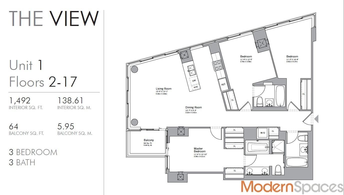 Floorplan for 46-30 Center Boulevard, 401