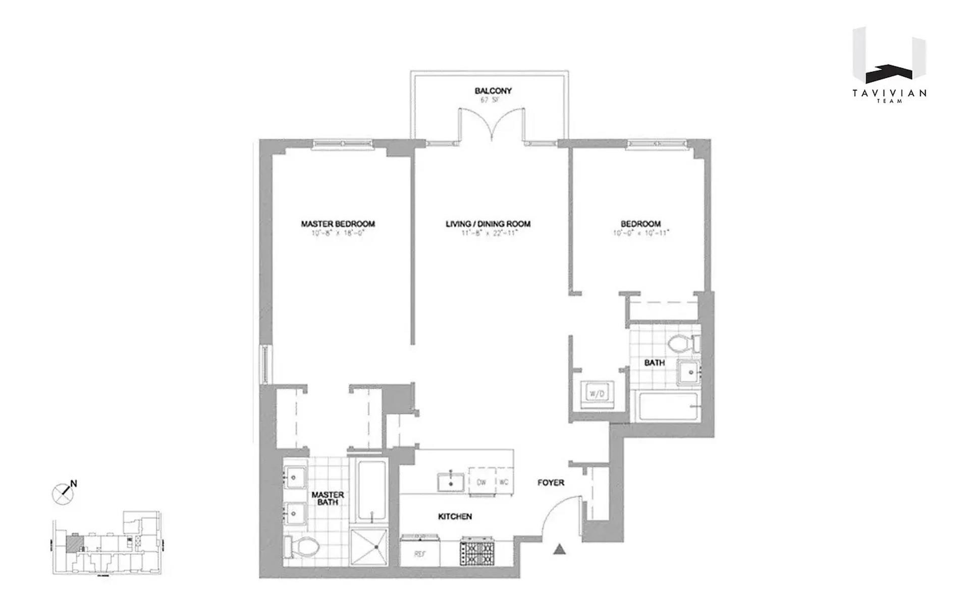 Floorplan for 500 4th Avenue, 3M