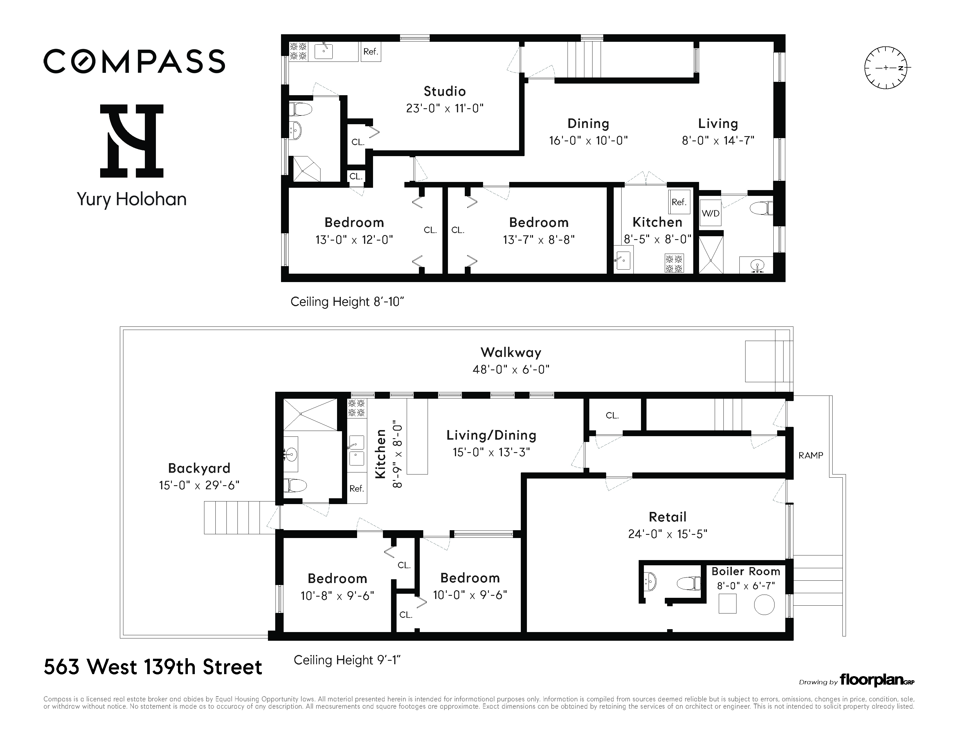 Floorplan for 563 West 139th Street