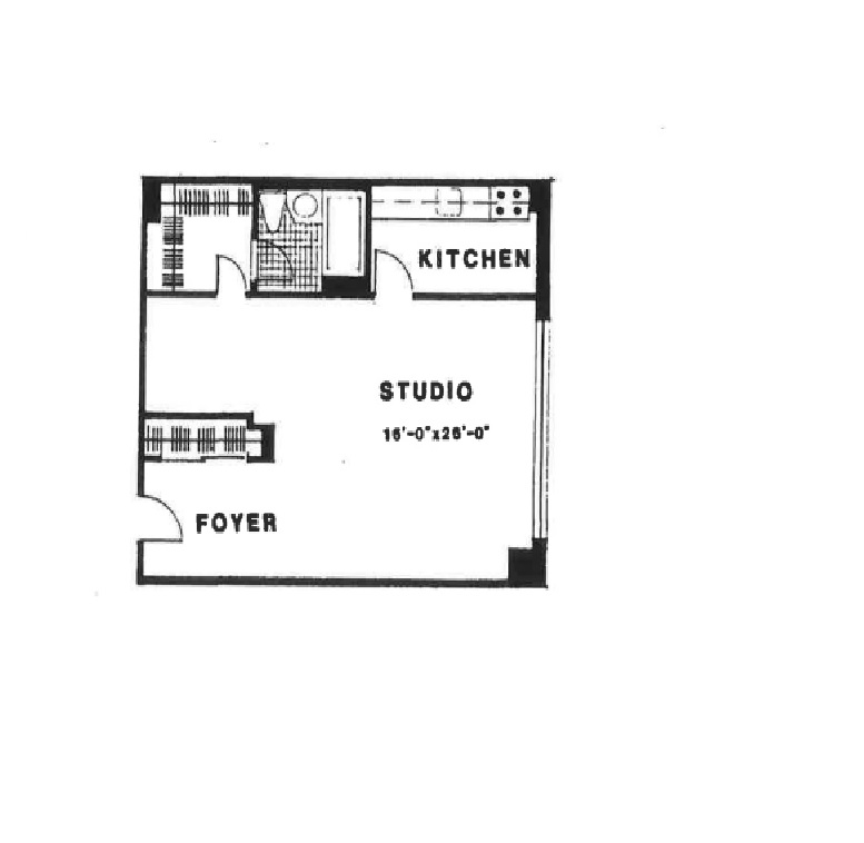 Floorplan for 116 Central Park, 4F