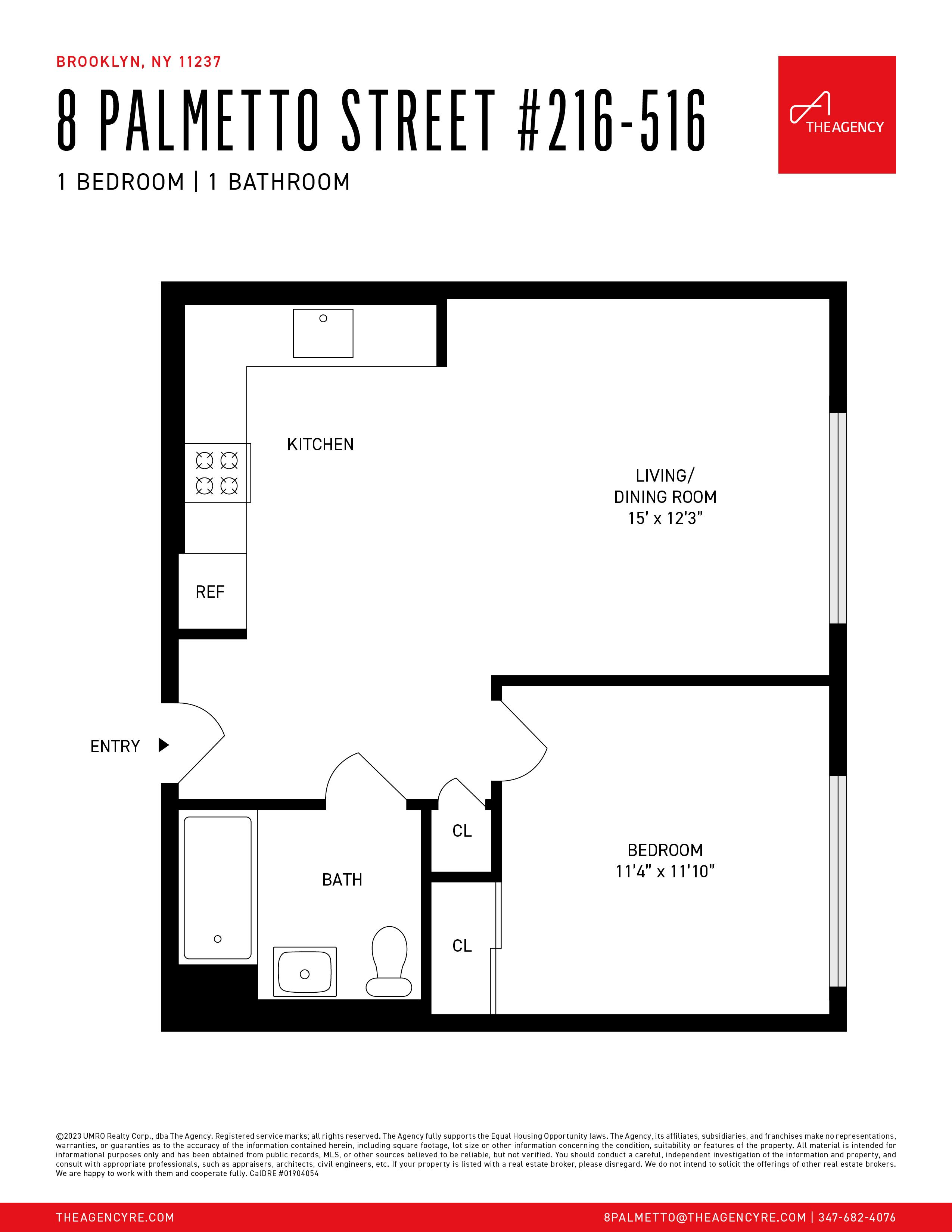 Floorplan for 8 Palmetto Street, 316