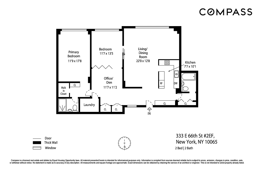 Floorplan for 333 East 66th Street, 2FE