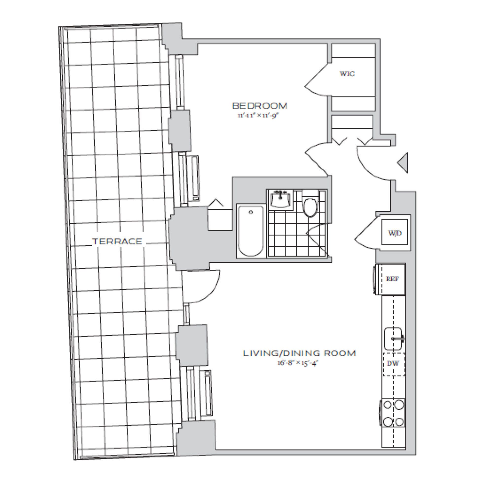 Floorplan for 70 Pine Street, 2001