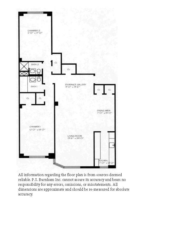 Floorplan for 65 East 76th Street, 7D