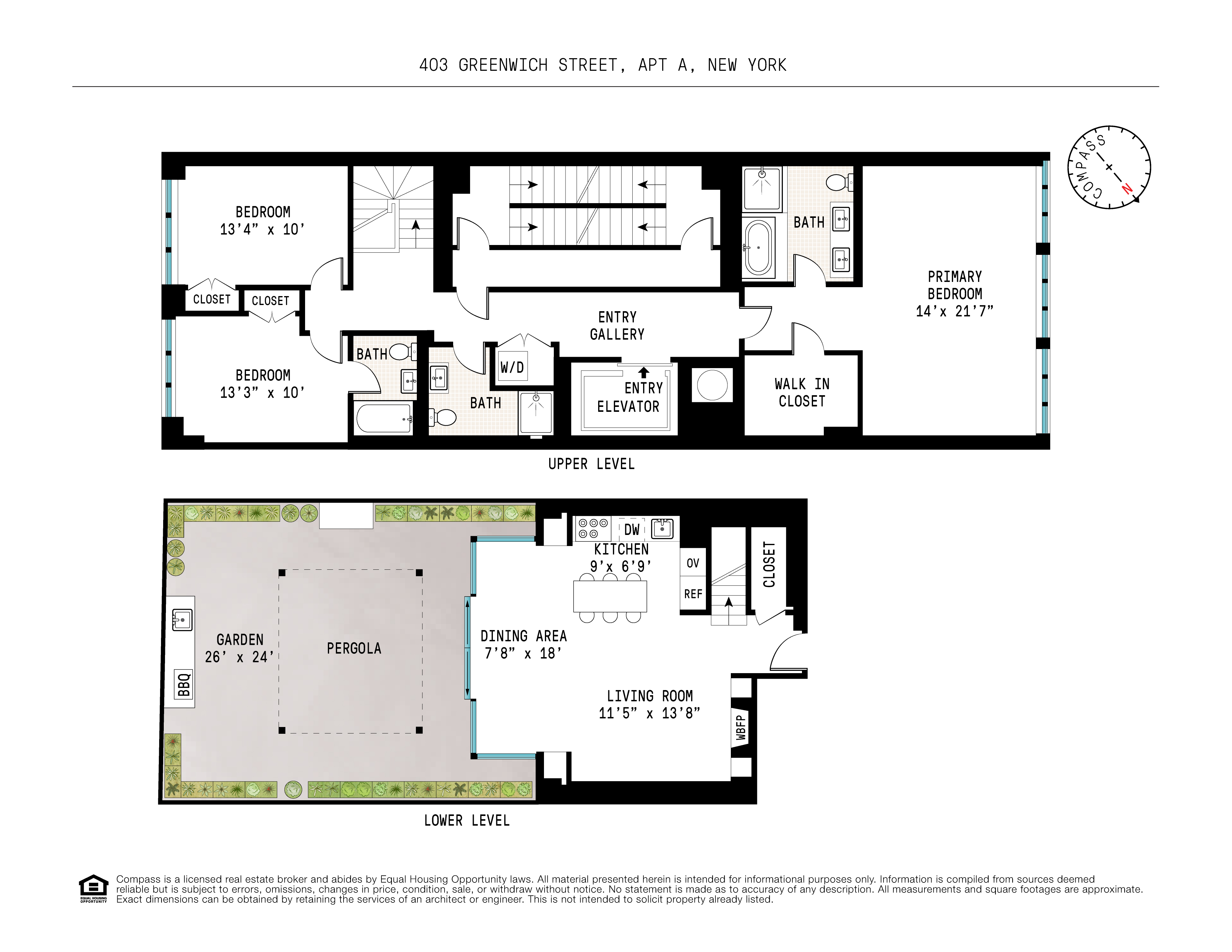 Floorplan for 403 Greenwich Street, A