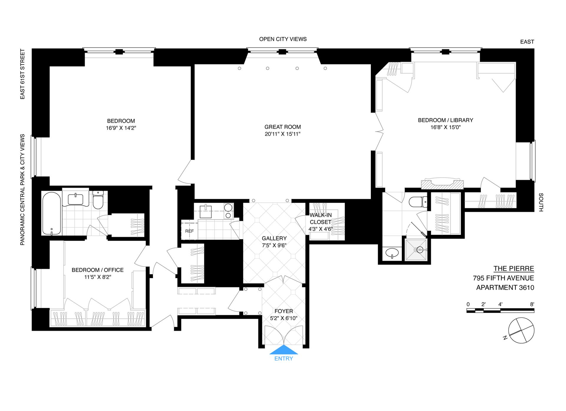 Floorplan for 795 5th Avenue, 3610