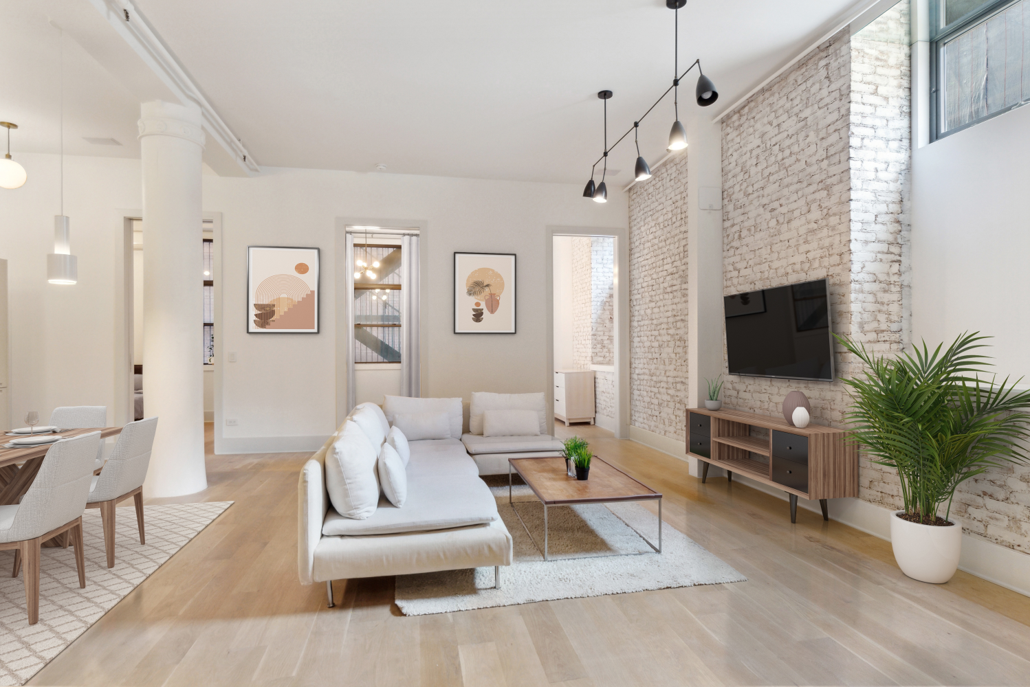 90 Prince Street 2S, Soho, Downtown, NYC - 2 Bedrooms  
2 Bathrooms  
5 Rooms - 