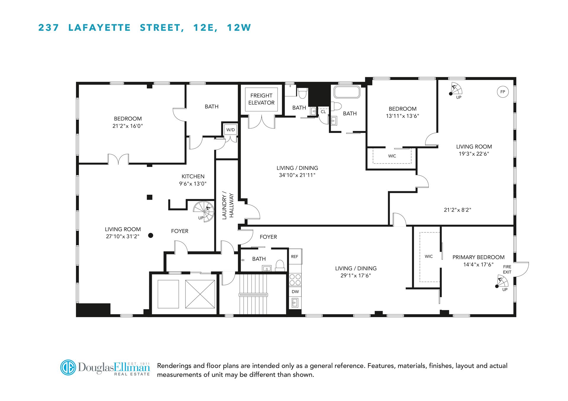 Floorplan for 237 Lafayette Street, 12