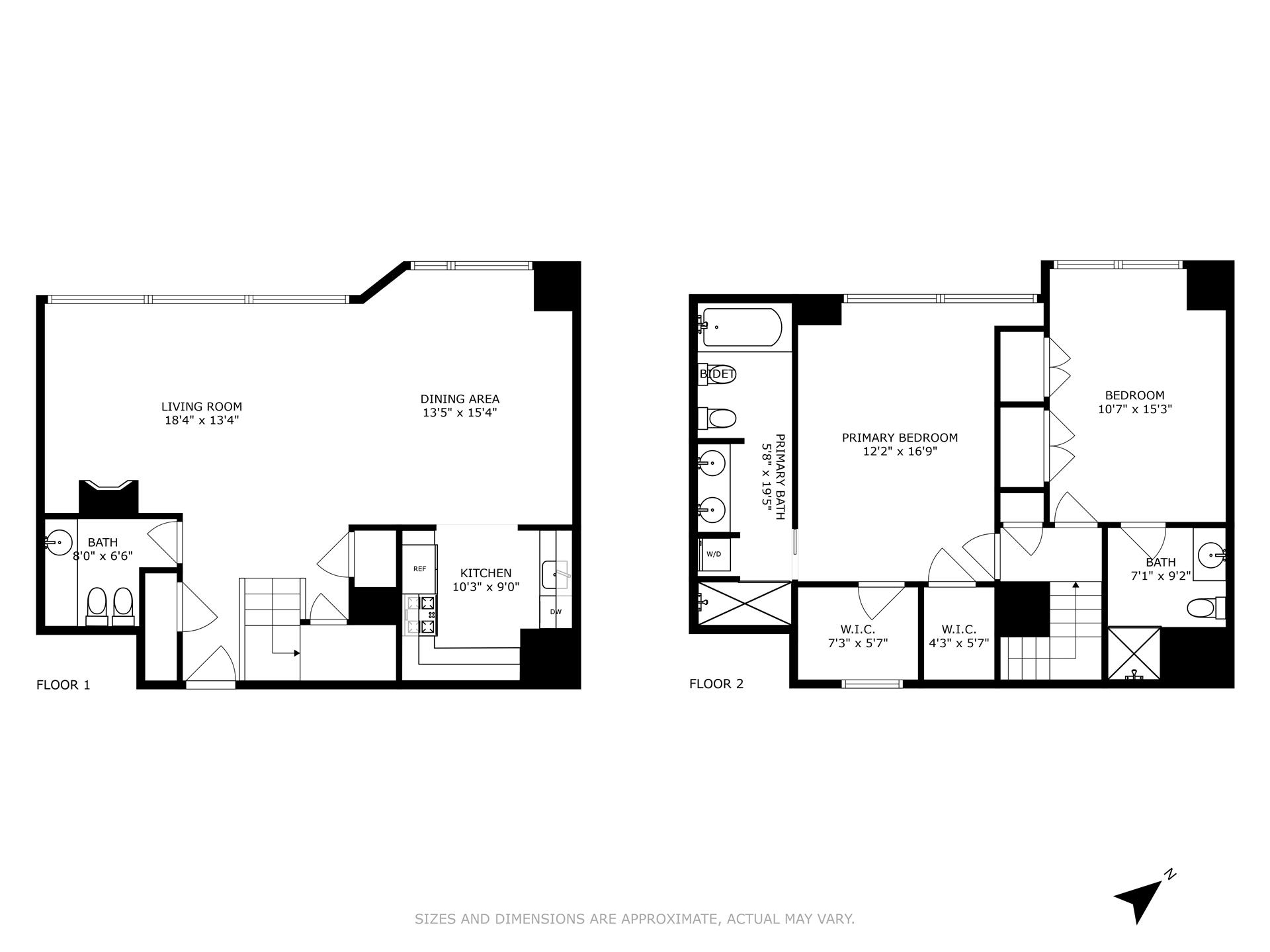 Floorplan for 415 East 54th Street, 2D