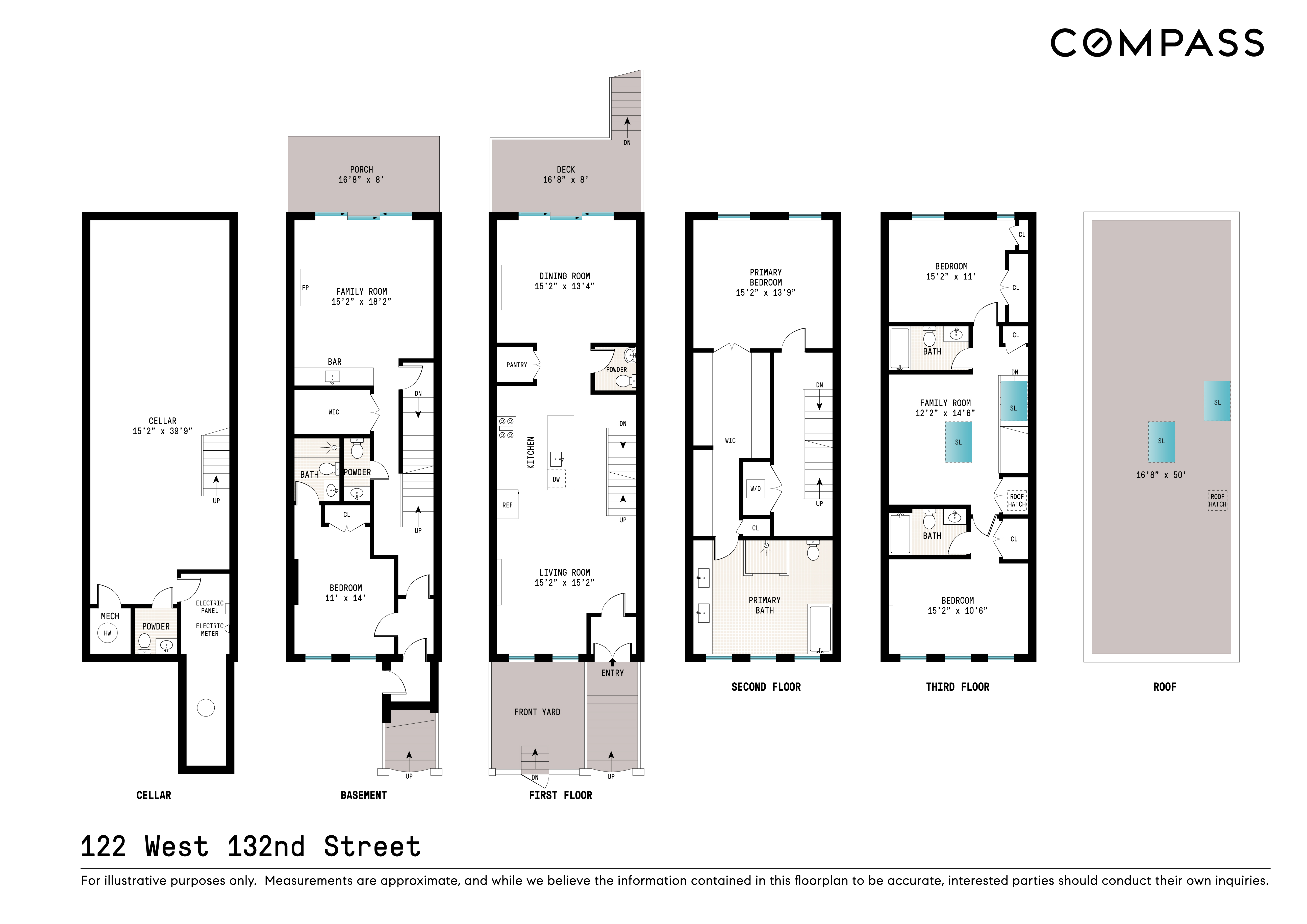 Floorplan for 122 West 132nd Street