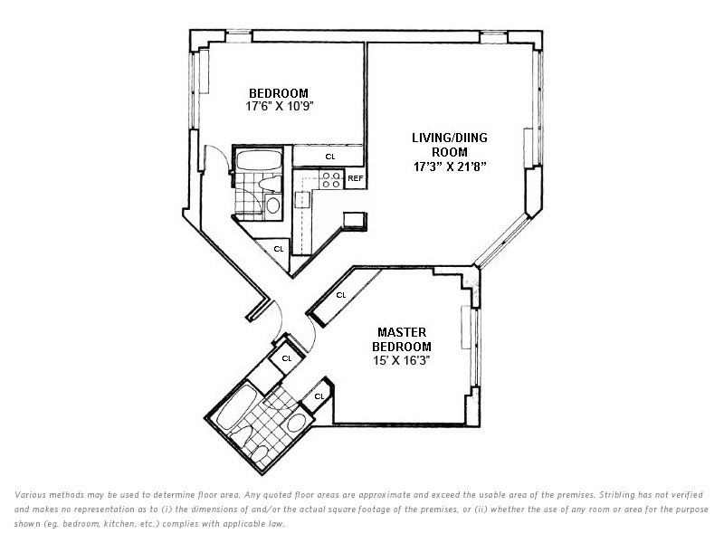 Floorplan for 303 East 43rd Street, 14A