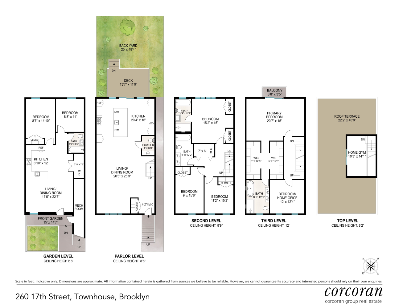 Floorplan for 260 17th Street